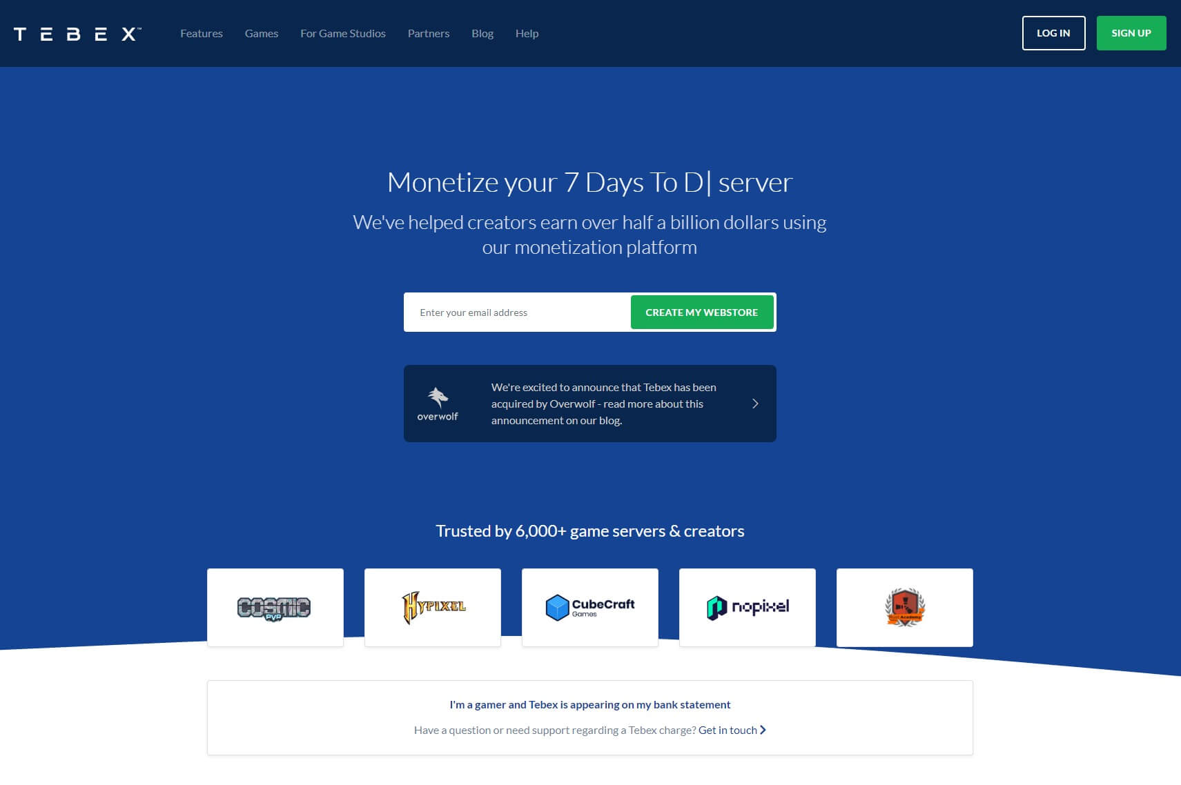 Monetize Your Game Server Tebex