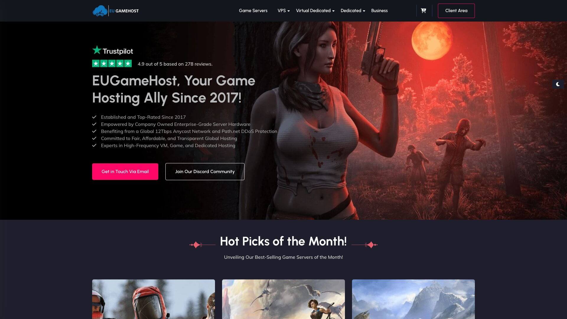 EU Game Host screenshot