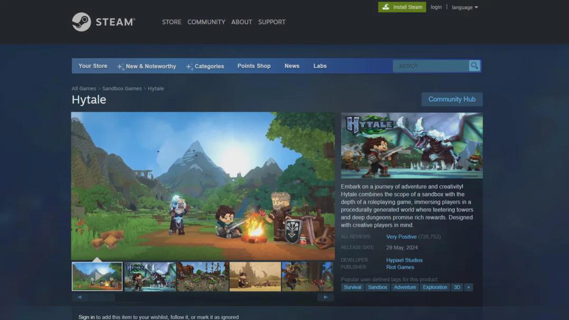 Will Hytale Be on Steam? Here's What Hypixel Studios Said