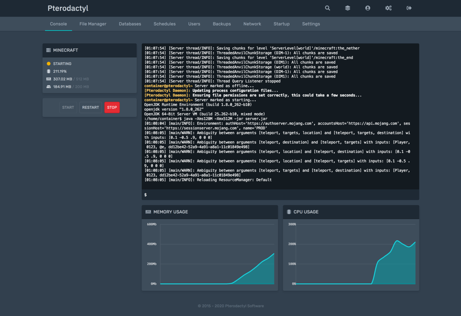 Как установить pterodactyl на ubuntu server